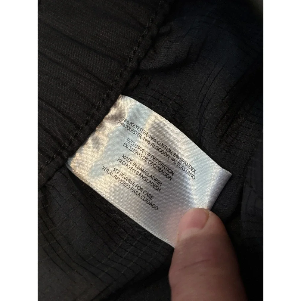 Banana Republic Mens Core Temp Ripstop Golf Shorts Black Size 34 Elastic Waist